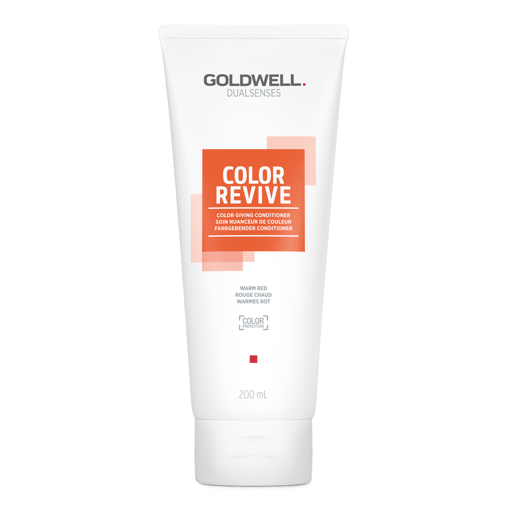 Goldwell warm red colour conditioner.